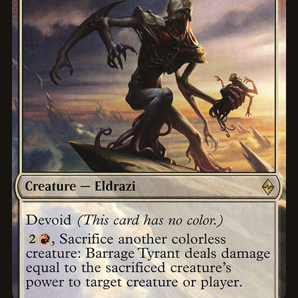 Barrage Tyrant (BFZ-127) - Battle for Zendikar: (devoid)