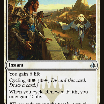 Renewed Faith (AKH-025) - Amonkhet Foil