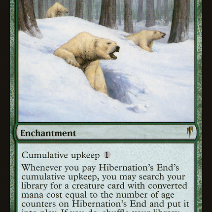 Hibernation's End (CSP-110) - Coldsnap Foil