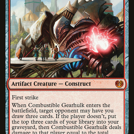 Combustible Gearhulk (PPTHB-112) - Kaladesh Promos Foil