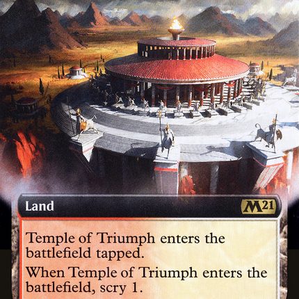 Temple of Triumph (M21-391) - Core Set 2021: (Extended Art)