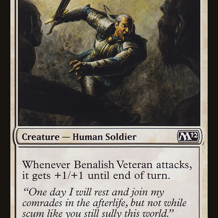 Benalish Veteran (M12-010) - Magic 2012