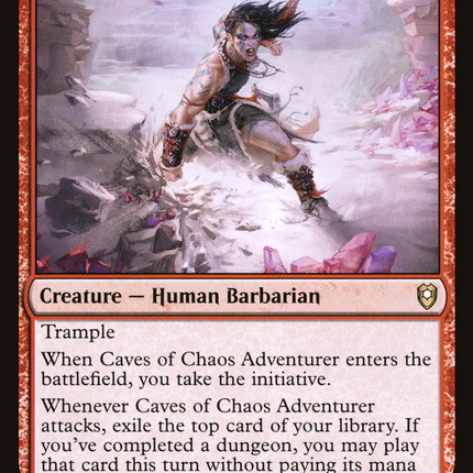 Caves of Chaos Adventurer (CLB-167) - Commander Legends: Battle for Baldur's Gate Foil