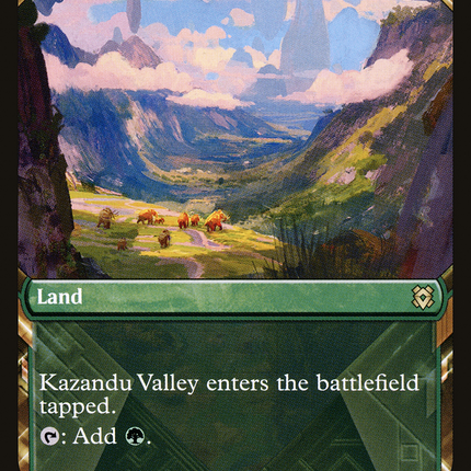 Kazandu Mammoth // Kazandu Valley (ZNR-305) - Zendikar Rising: (Showcase)