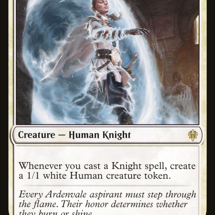 Worthy Knight (PPELD-036) - Throne of Eldraine Promos Foil
