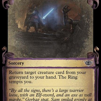 Sam's Desperate Rescue (LTR-556) - The Lord of the Rings: Tales of Middle-earth: (Showcase)