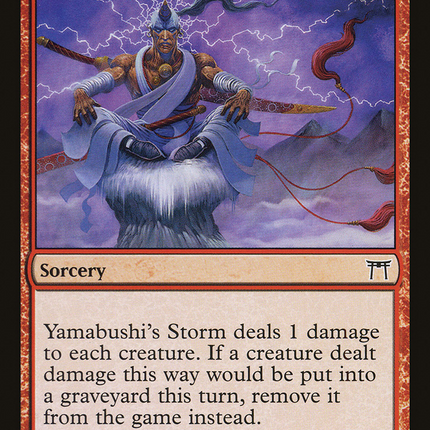 Yamabushi's Storm (CHK-199) - Champions of Kamigawa