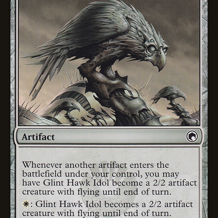 Glint Hawk Idol (SOM-156) - Scars of Mirrodin