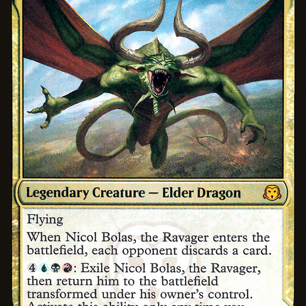 Nicol Bolas, the Ravager // Nicol Bolas, the Arisen (JDG-009) - Judge Gift Cards 2021: (originpwdfc) Foil