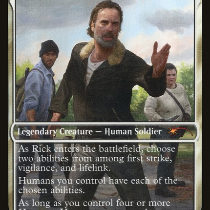 Greymond, Avacyn's Stalwart (SLD-143) - Secret Lair Drop / Rick, Steadfast Leader: (Full Art) Foil