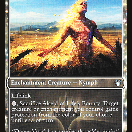 Alseid of Life's Bounty (PPTHB-353) - Theros Beyond Death: (enchantment) Foil