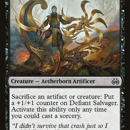 Defiant Salvager (AER-056) - Aether Revolt Foil