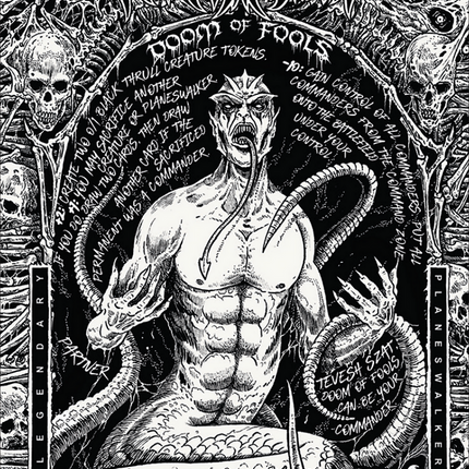 Tevesh Szat, Doom of Fools (SLD-1199) - Secret Lair Drop: (Full Art) (Borderless)