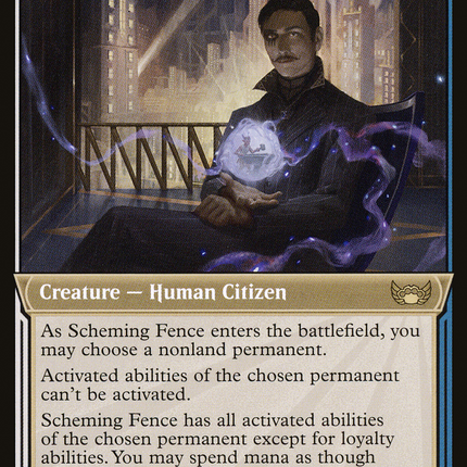 Scheming Fence (SNC-349) - Streets of New Capenna: (Showcase)