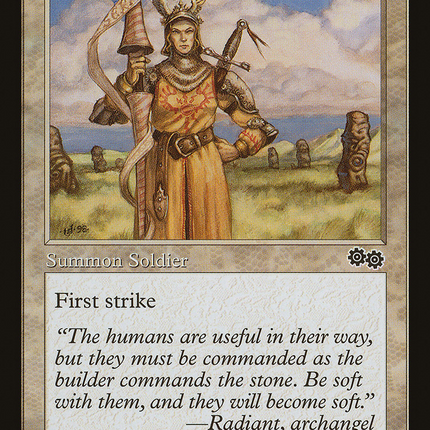 Serra Zealot (USG-046) - Urza's Saga