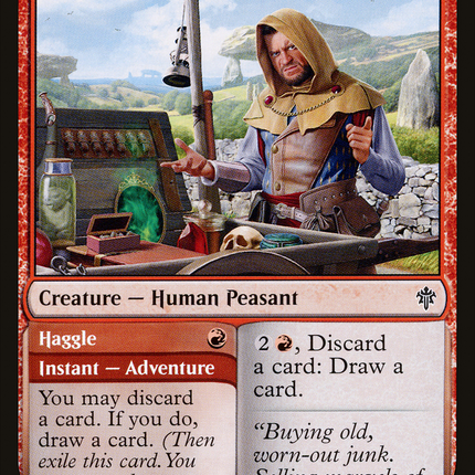 Merchant of the Vale // Haggle (ELD-131) - Throne of Eldraine Foil