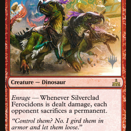 Silverclad Ferocidons (PPM20-115) - Rivals of Ixalan Promos Foil