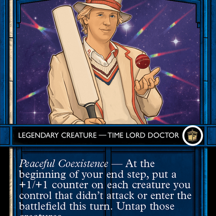 The Fifth Doctor (WHO-556) - Doctor Who: (Showcase) (Borderless)
