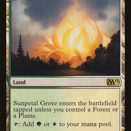 Sunpetal Grove (M12-229) - Magic 2012 Foil