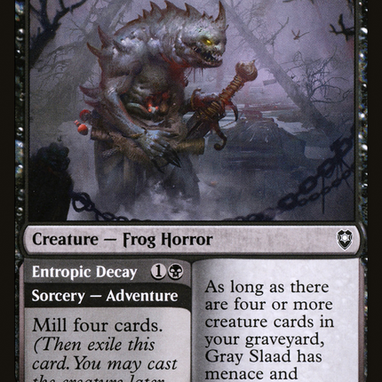 Gray Slaad // Entropic Decay (CLB-129) - Commander Legends: Battle for Baldur's Gate Foil
