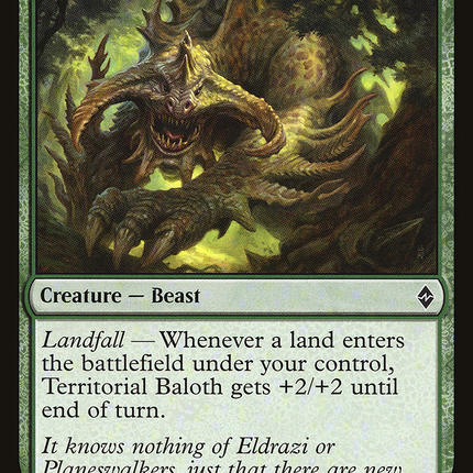 Territorial Baloth (BFZ-196) - Battle for Zendikar Foil
