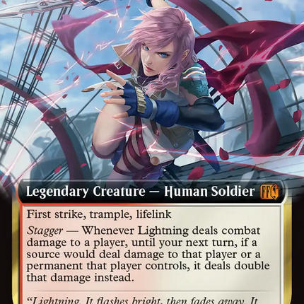 Lightning, Army of One (FIN-498) - FINAL FANTASY: (Extended Art)