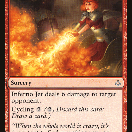 Inferno Jet (HOU-099) - Hour of Devastation Foil
