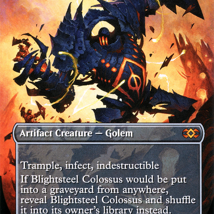 Blightsteel Colossus (2XM-357) - Double Masters (Borderless)