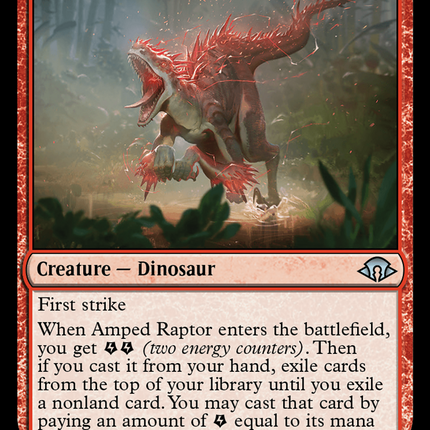 Amped Raptor (MH3-513) - Modern Horizons 3 Foil
