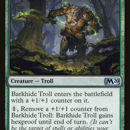 Barkhide Troll (M20-165) - Core Set 2020 Foil