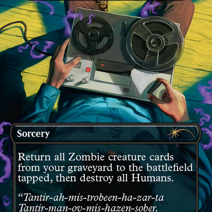 Zombie Apocalypse (SLD-1354) - Secret Lair Drop / Knowby's Incantation (Borderless) Foil