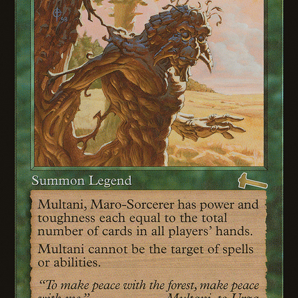 Multani, Maro-Sorcerer (ULG-107) - Urza's Legacy Foil