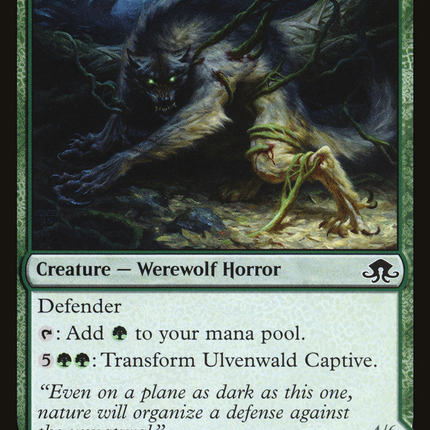 Ulvenwald Captive // Ulvenwald Abomination (EMN-175) - Eldritch Moon: (mooneldrazidfc) Foil