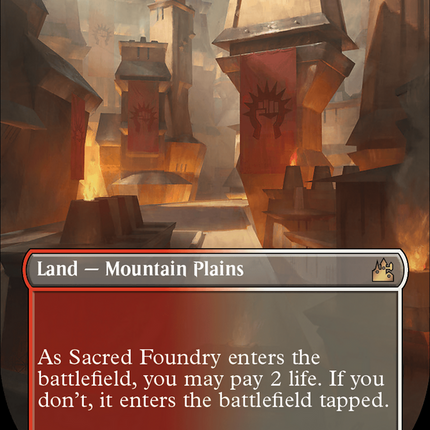Sacred Foundry (RVR-297) - Ravnica Remastered (Borderless)