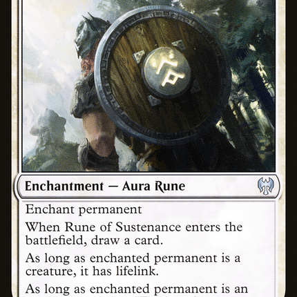 Rune of Sustenance (KHM-025) - Kaldheim Foil