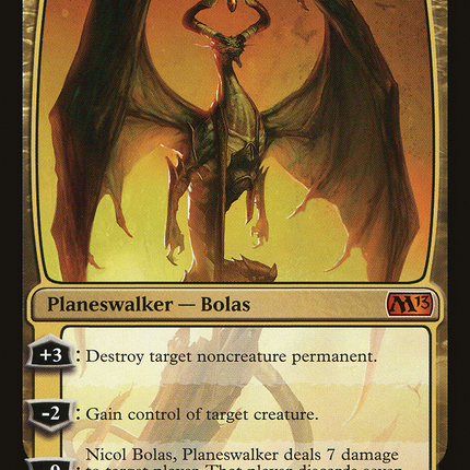 Nicol Bolas, Planeswalker (M13-199) - Magic 2013