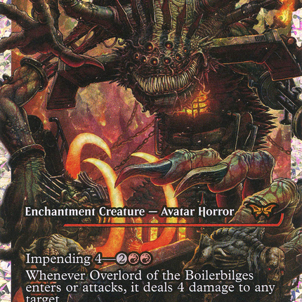 Overlord of the Boilerbilges (DSK-403) - Duskmourn: House of Horror: (Showcase) Foil