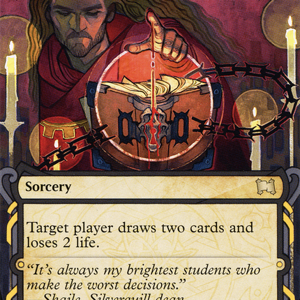 Sign in Blood (STA-032) - Strixhaven Mystical Archive: (Showcase) (Borderless) Foil