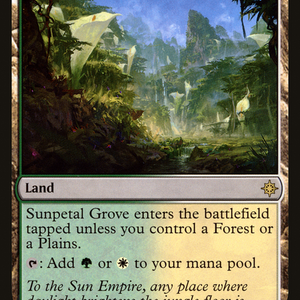 Sunpetal Grove (XLN-257) - Ixalan Foil
