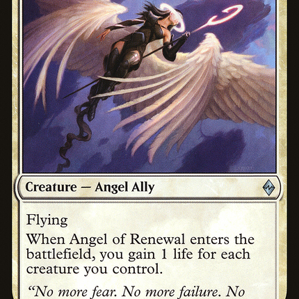 Angel of Renewal (BFZ-018) - Battle for Zendikar