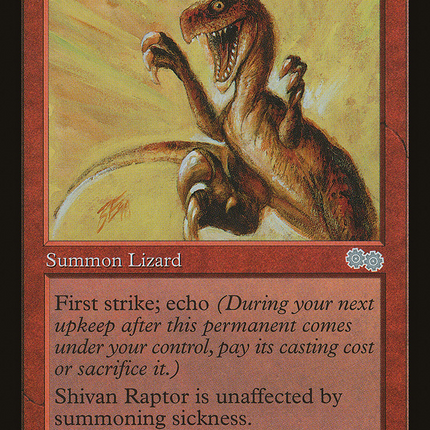 Shivan Raptor (USG-215) - Urza's Saga