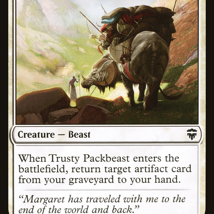 Trusty Packbeast (CMR-053) - Commander Legends