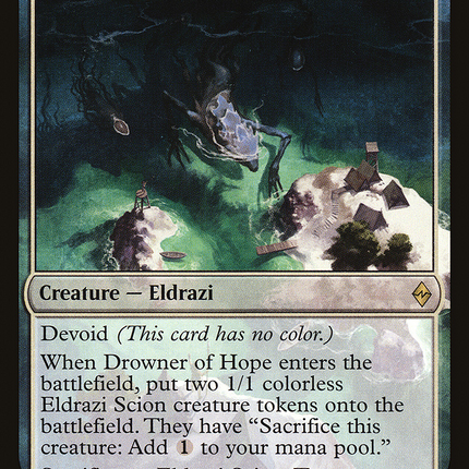 Drowner of Hope (BFZ-057) - Battle for Zendikar: (devoid) Foil