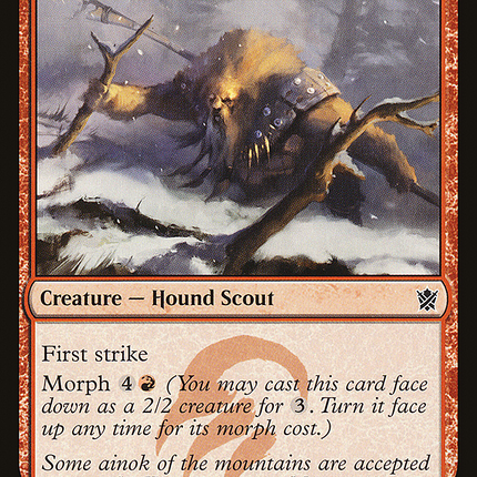 Ainok Tracker (KTK-096) - Khans of Tarkir Foil