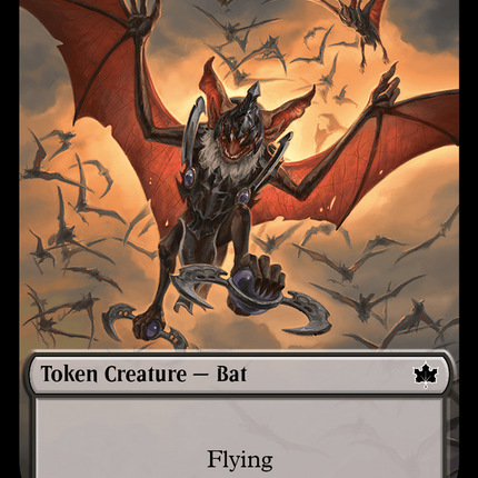 Bat (BLB-010) - Bloomburrow Tokens