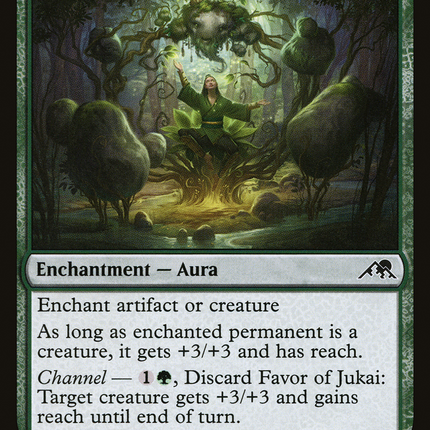 Favor of Jukai (NEO-184) - Kamigawa: Neon Dynasty Foil