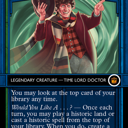 The Fourth Doctor (WHO-555) - Doctor Who: (Showcase) (Borderless) Foil