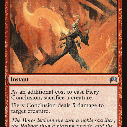 Fiery Conclusion (ORI-144) - Magic Origins Foil