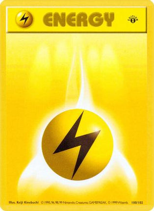 Lightning Energy 100/102  - Unlimited Base Set Shadowless - Common