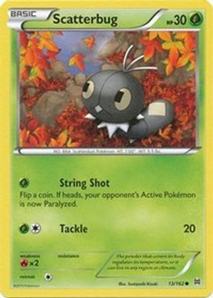 Scatterbug 013/162  - Reverse Holofoil XY  BREAKthrough - Common